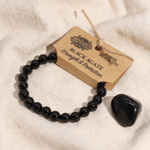 Brazalete de Energía - Ágata negra
