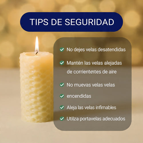 Pack 12 velas de miel