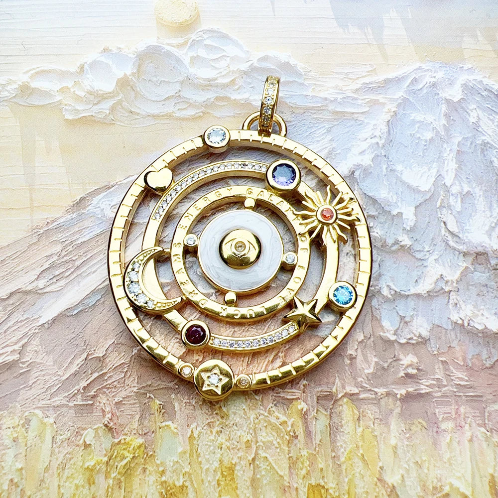Colgante golden galaxy