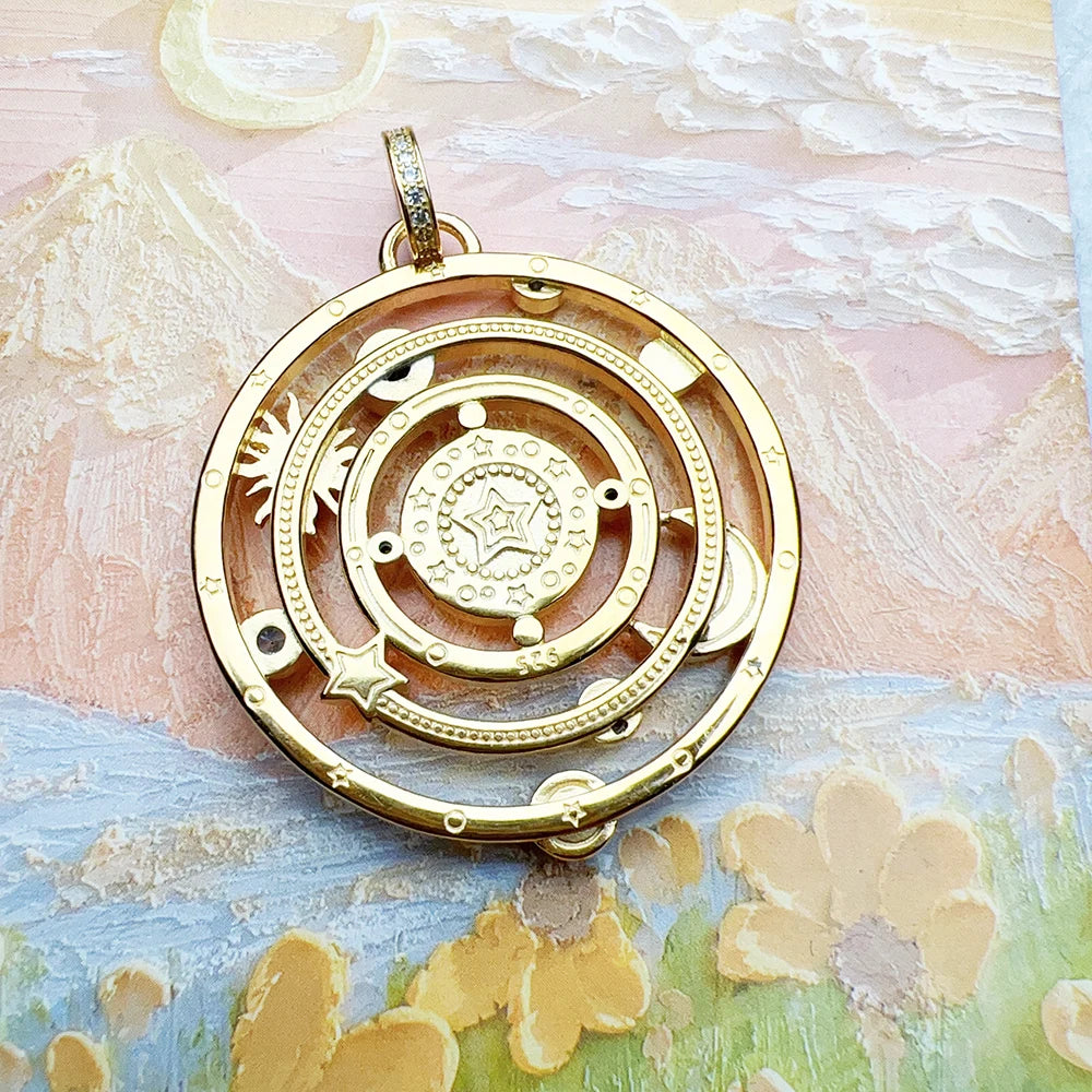 Colgante golden galaxy