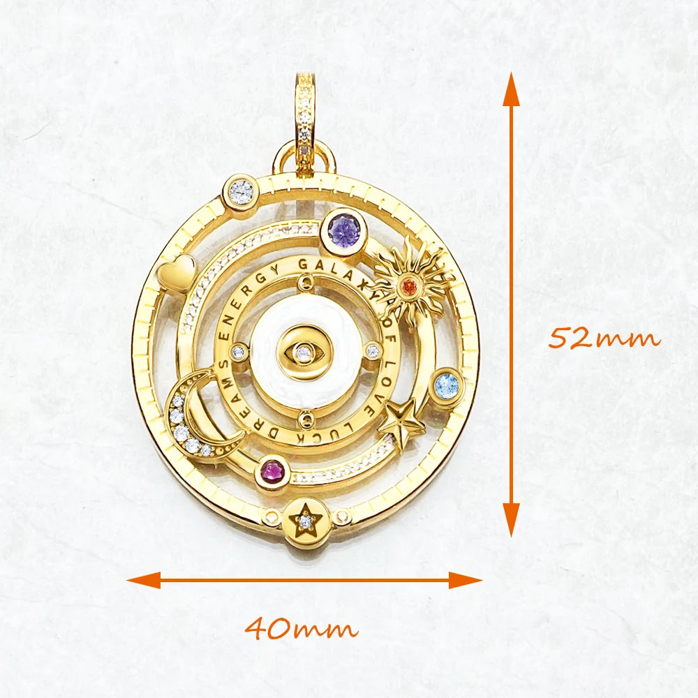 Colgante golden galaxy