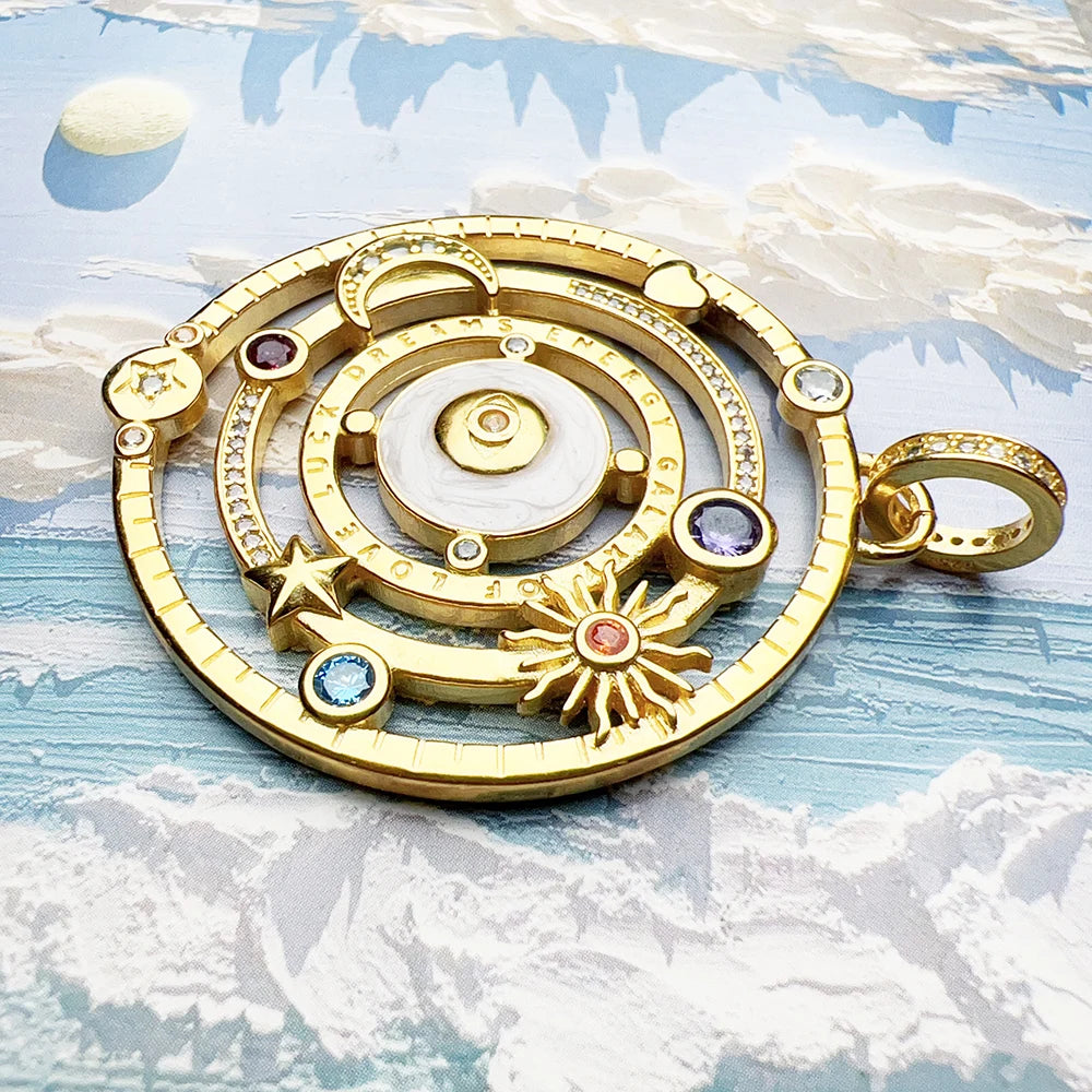 Colgante golden galaxy
