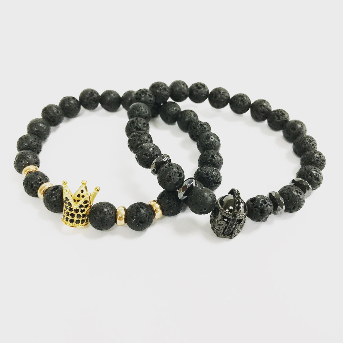Pulsera GUERRERO - Protección y Fuerza | Piedra de Lava Volcánica