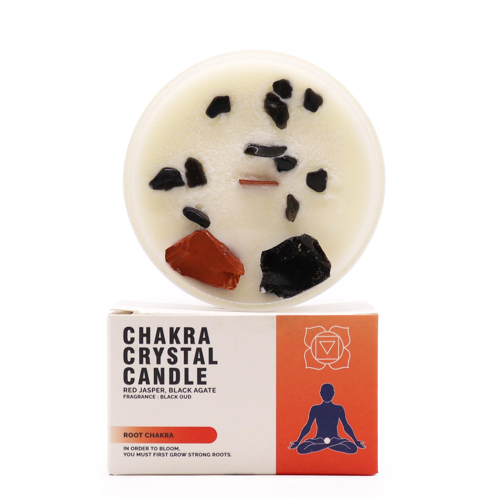 Velas de Cristal - Chakra Raíz