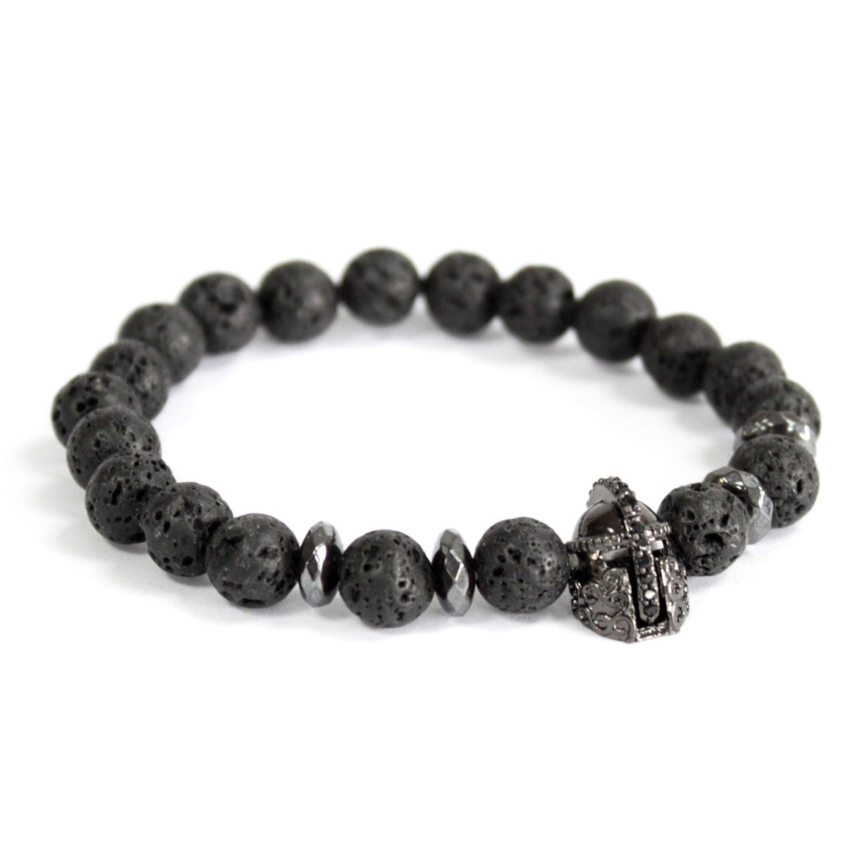 Pulsera GUERRERO - Protección y Fuerza | Piedra de Lava Volcánica