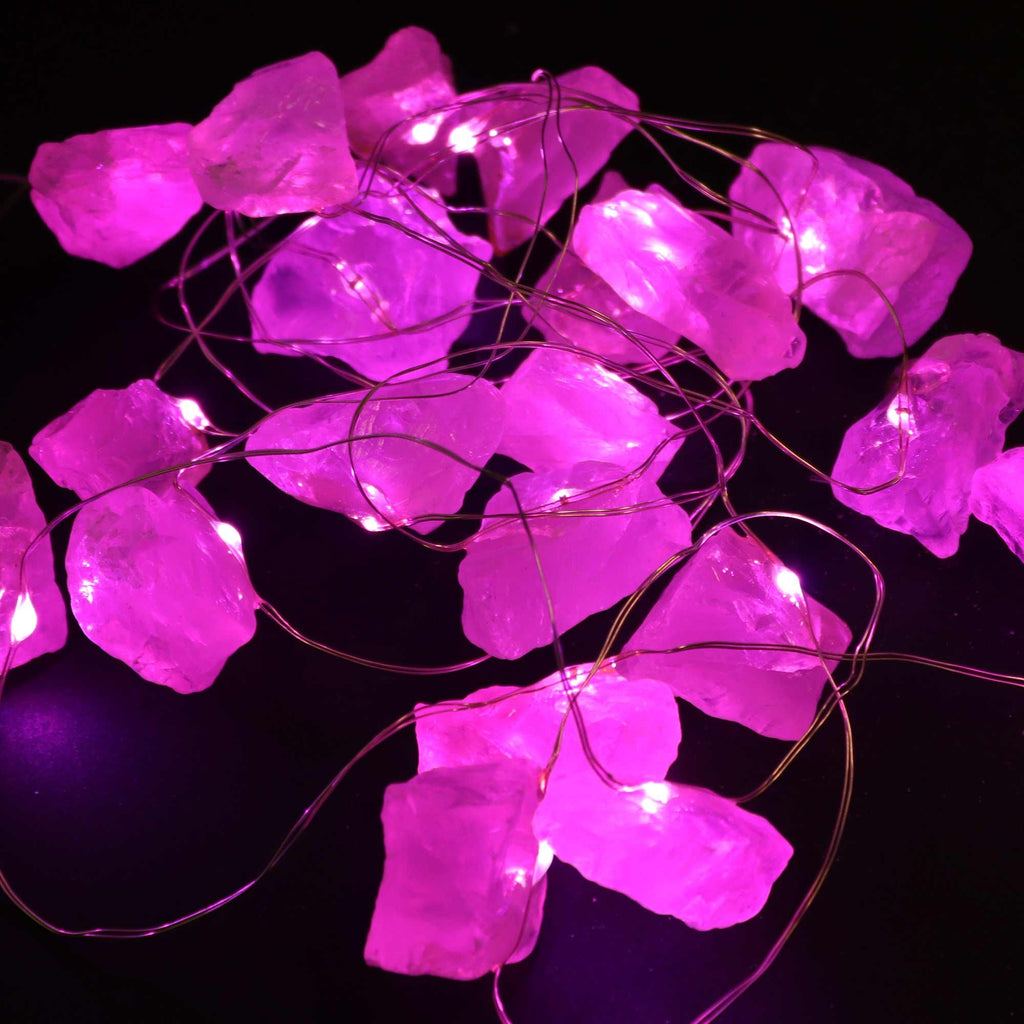 Luces - Cuarzo rosa