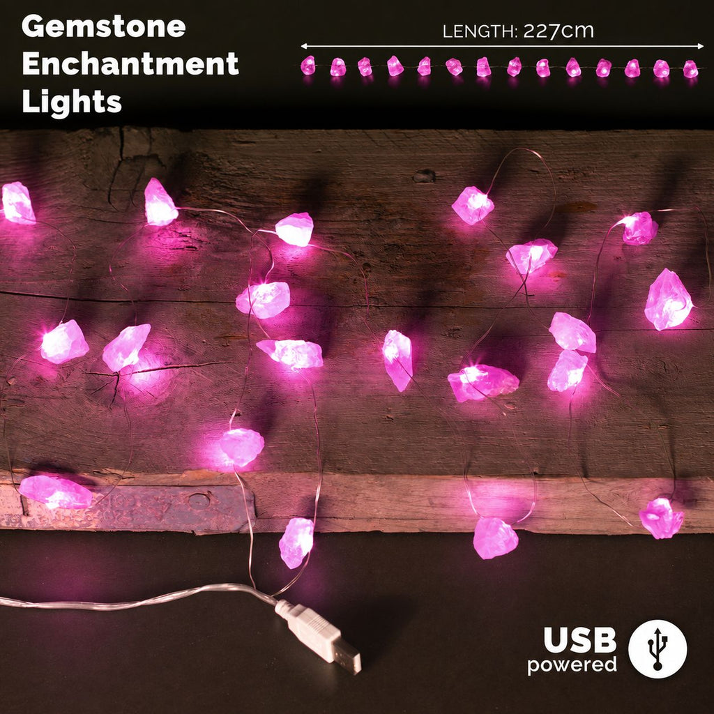 Luces - Cuarzo rosa